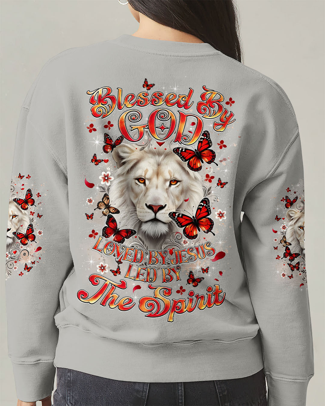 Blessed By God Lion Women's All Over Print Shirt - Tyqy1901261