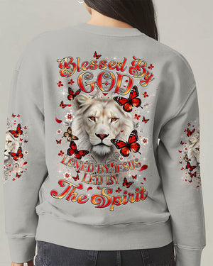 Blessed By God Lion Women's All Over Print Shirt - Tyqy1901261