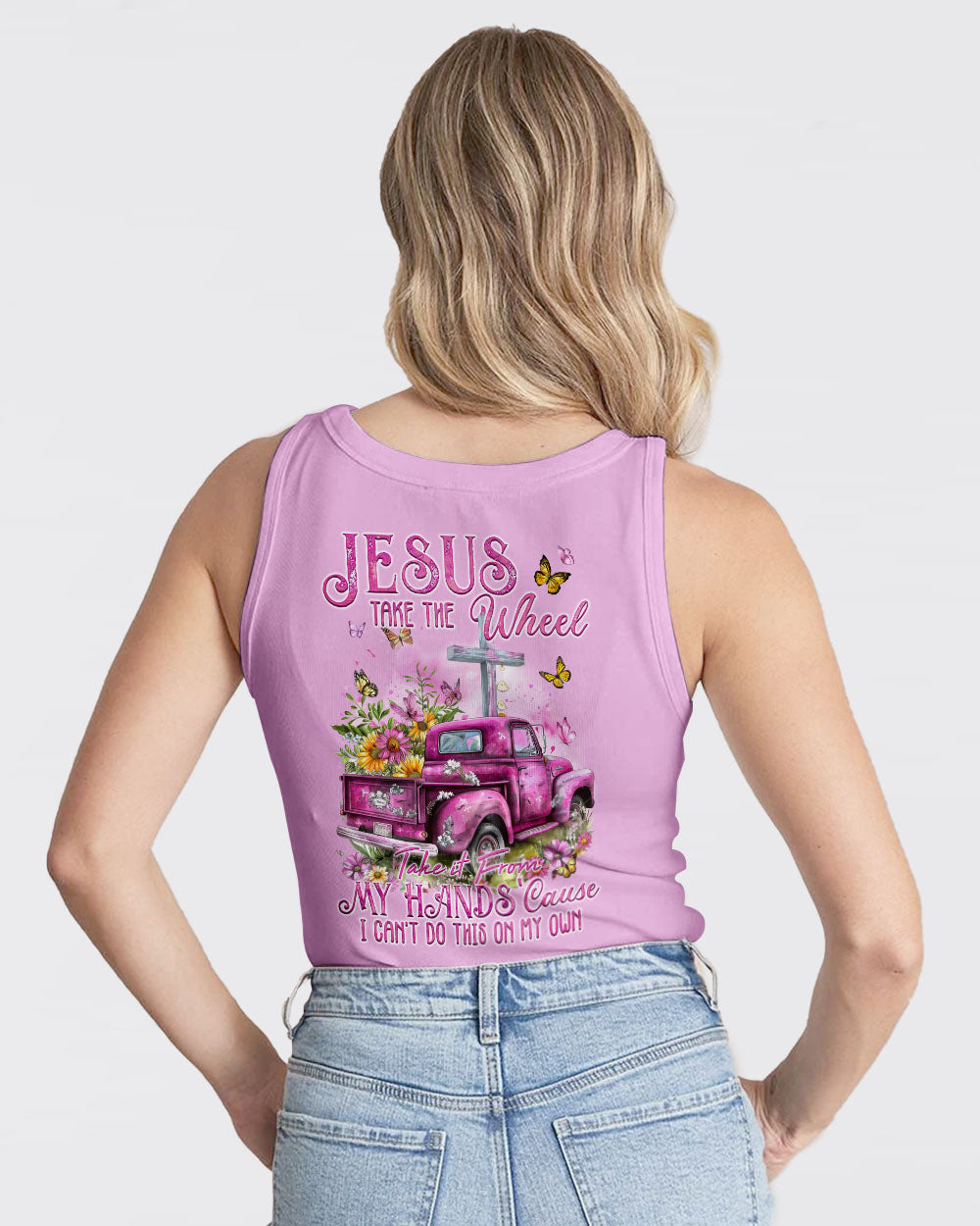 Jesus Take The Wheel Women's All Over Print Shirt - Tyqy1902241