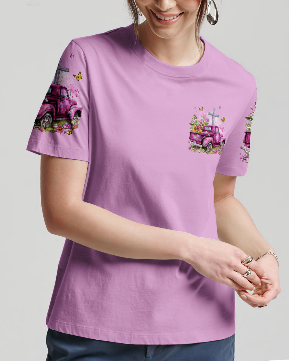 Jesus Take The Wheel Women's All Over Print Shirt - Tyqy1902241