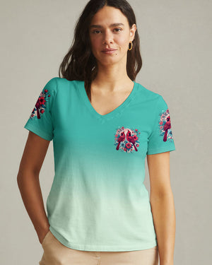 When Cardinals Appear Angels Are Near Women's All Over Print Shirt - Tyqy1902251