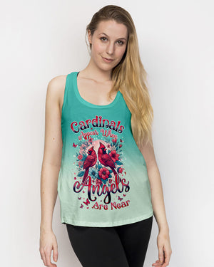 When Cardinals Appear Angels Are Near Women's All Over Print Shirt - Tyqy1902251