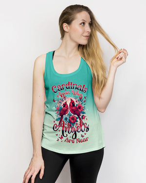 When Cardinals Appear Angels Are Near Women's All Over Print Shirt - Tyqy1902251
