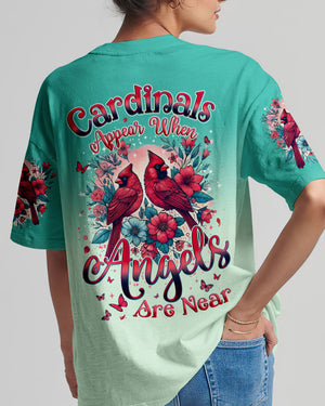 When Cardinals Appear Angels Are Near Women's All Over Print Shirt - Tyqy1902251