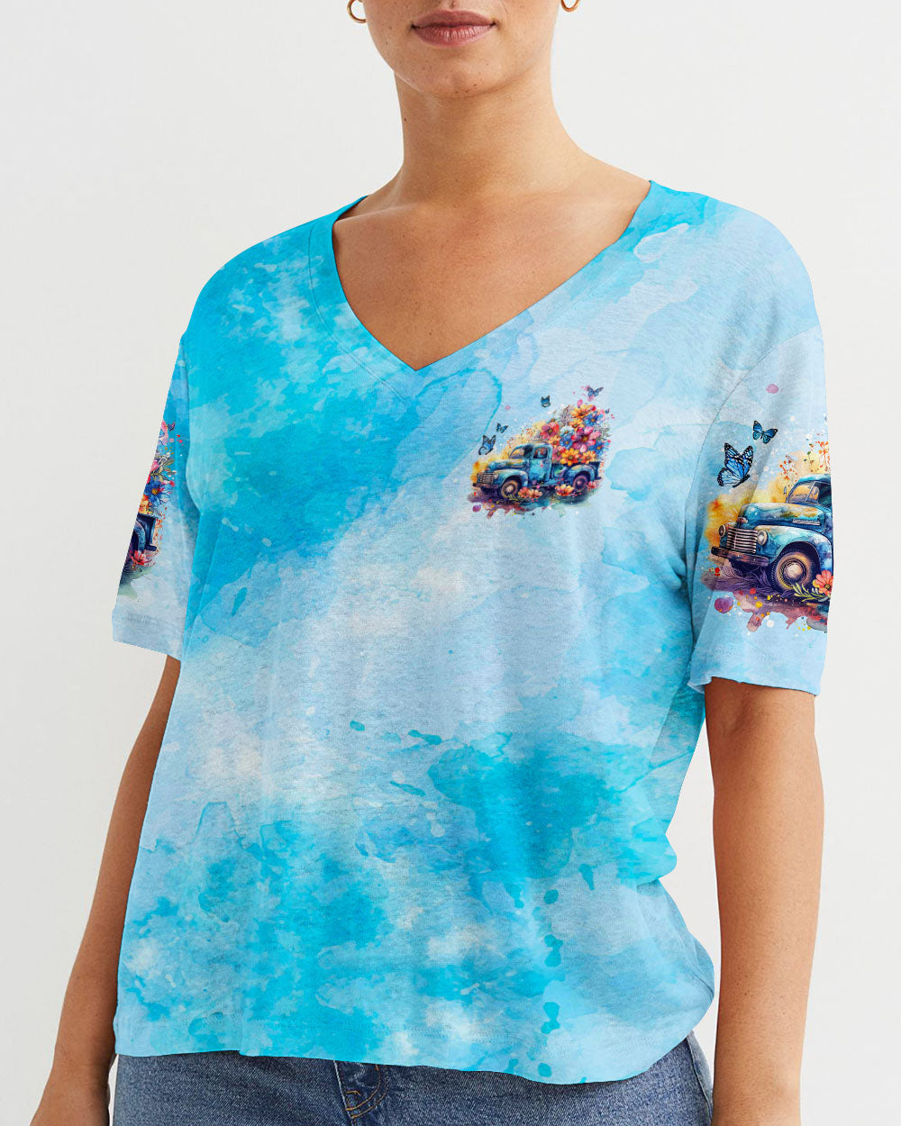 Jesus Take The Wheel Women's All Over Print Shirt - Tyqy1907241