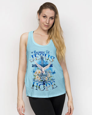 Because Of Jesus Women All Over Print Shirt - Tyqy1911243