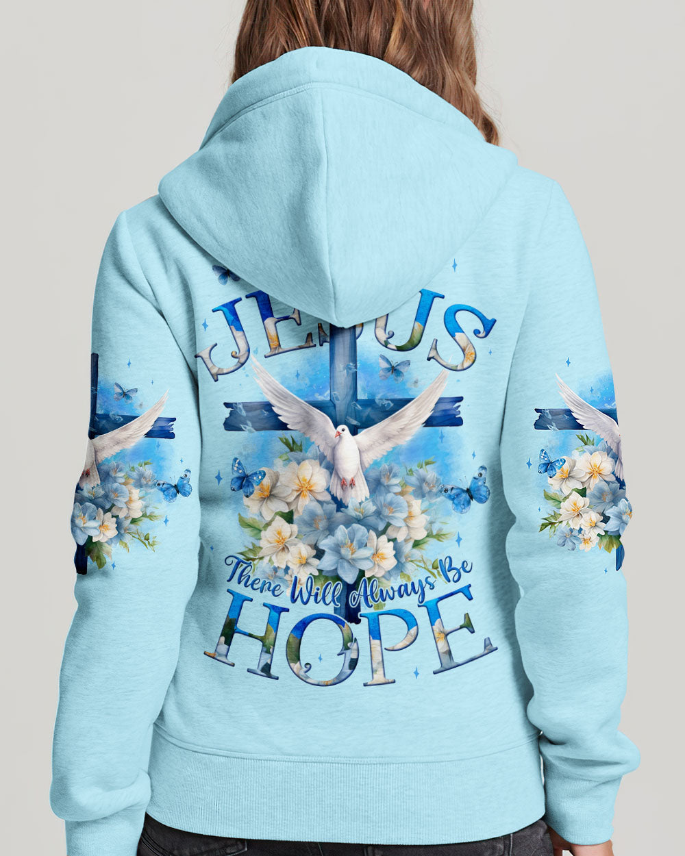 Because Of Jesus Women All Over Print Shirt - Tyqy1911243