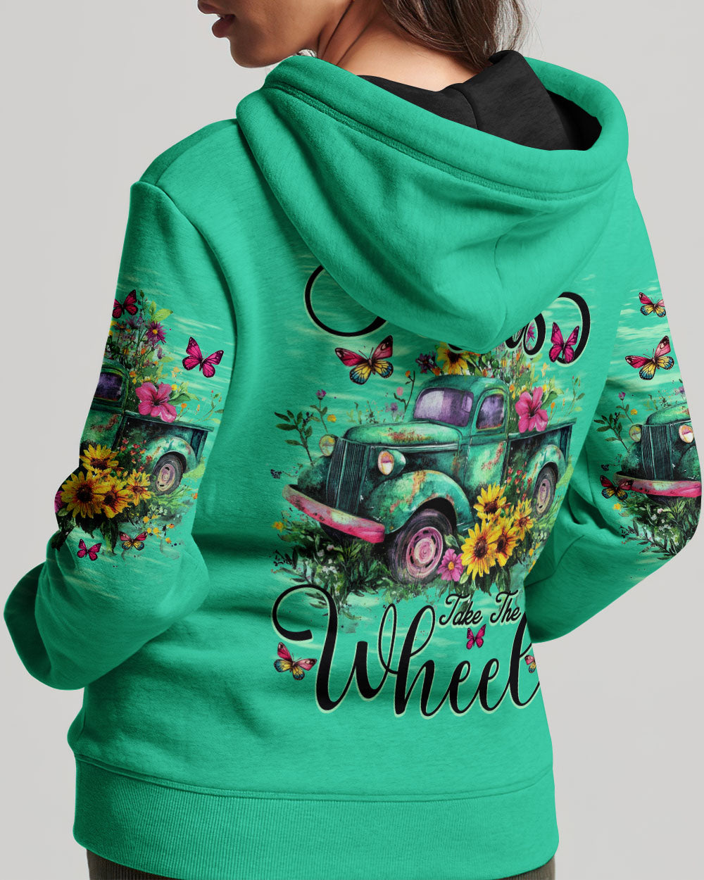 Jesus Take The Wheel Women's All Over Print Shirt - Tyqy2001254
