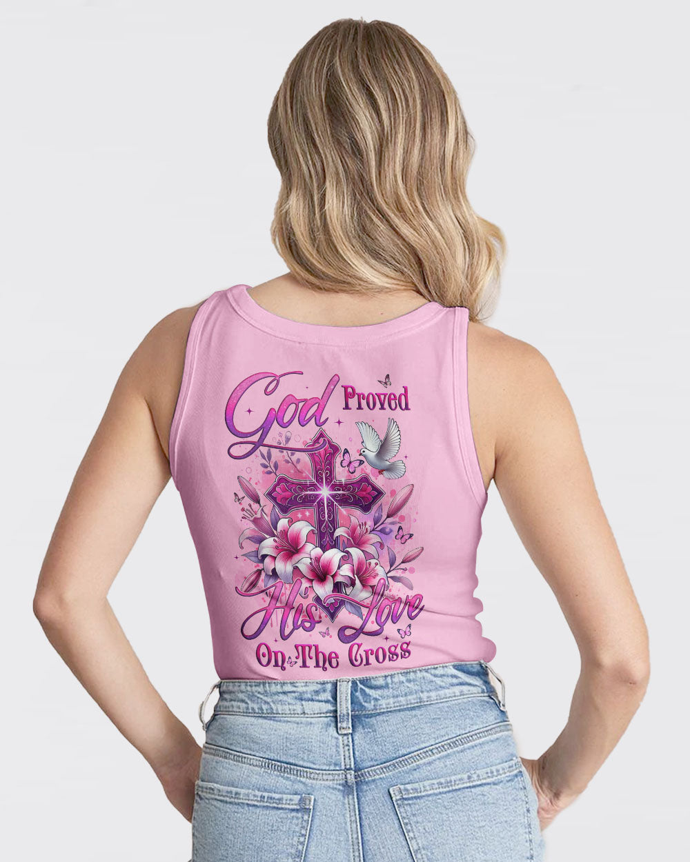 God Proved His Love On The Cross Women's All Over Print Shirt - Tyqy2002251
