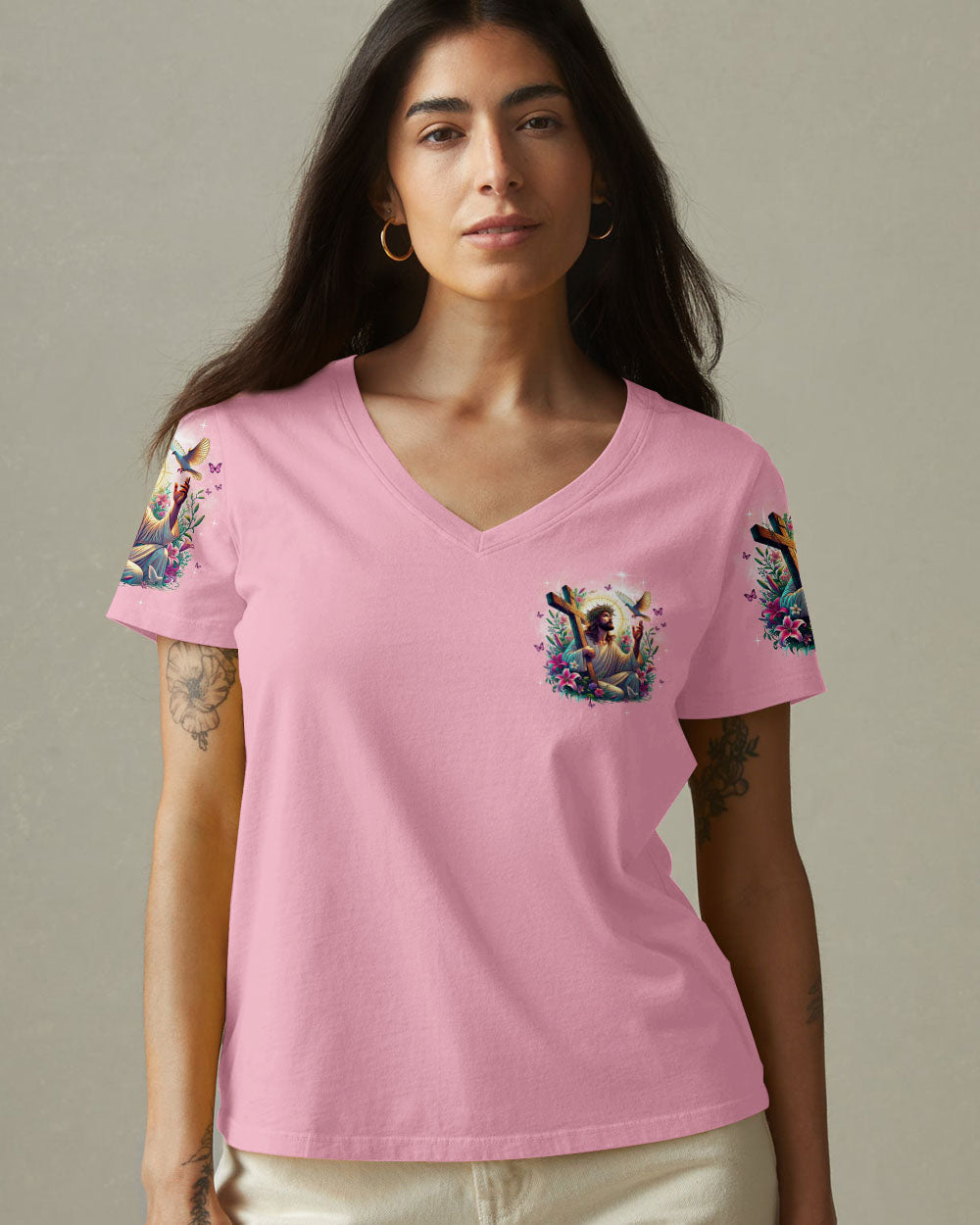 Prayer Is The Road To Heaven Women's All Over Print Shirt - Tyqy2003254