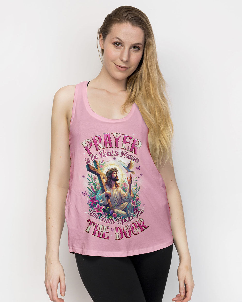 Prayer Is The Road To Heaven Women's All Over Print Shirt - Tyqy2003254