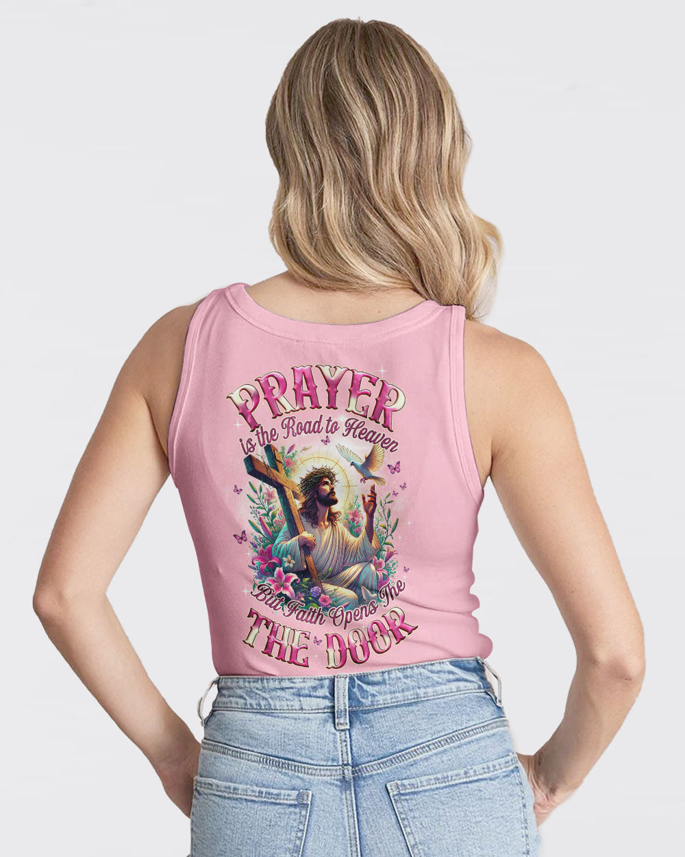 Prayer Is The Road To Heaven Women's All Over Print Shirt - Tyqy2003254
