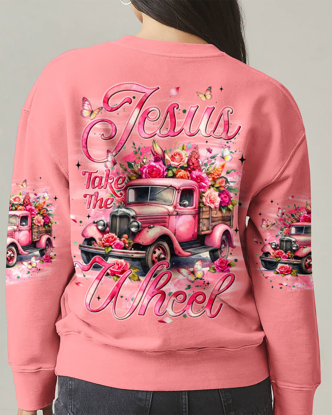 Jesus Take The Wheel Women's All Over Print Shirt - Tyqy2003261