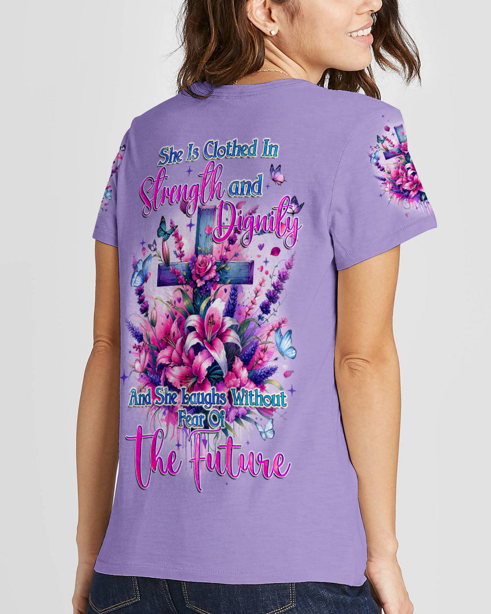 Strength And Dignity Women's All Over Print Shirt - Tyqy2012231