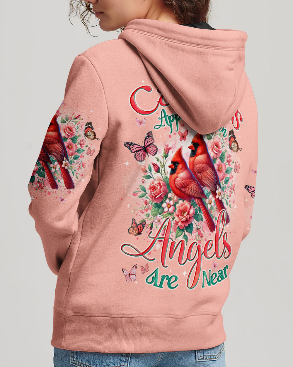 When Cardinals Appear Angels Are Near Women's All Over Print Shirt - Tyqy2101251