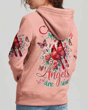 When Cardinals Appear Angels Are Near Women's All Over Print Shirt - Tyqy2101251