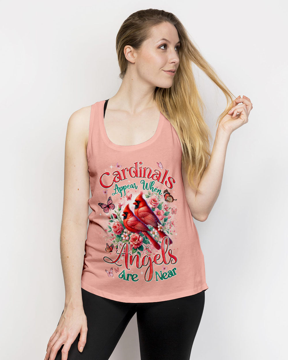 When Cardinals Appear Angels Are Near Women's All Over Print Shirt - Tyqy2101251