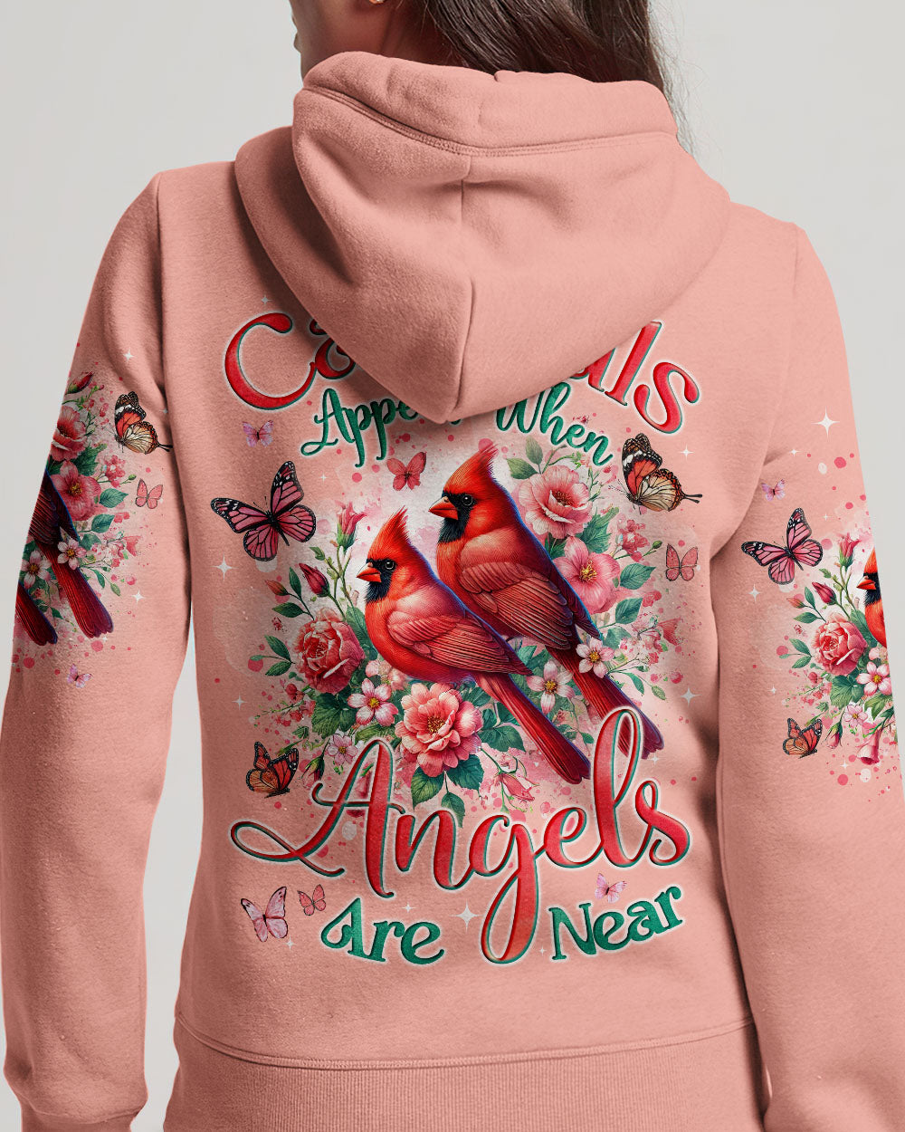 When Cardinals Appear Angels Are Near Women's All Over Print Shirt - Tyqy2101251