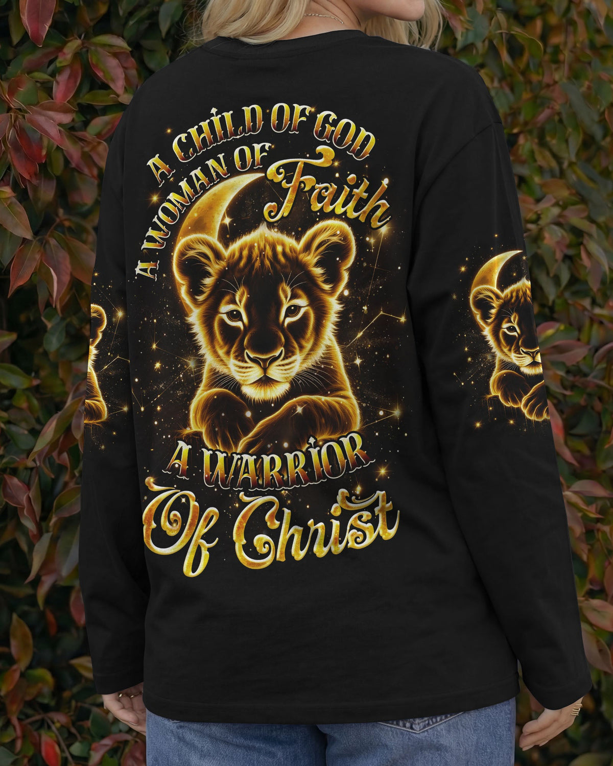A Child Of God Lion Women's All Over Print Shirt - Tyqy2101261