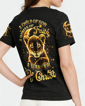 A Child Of God Lion Women's All Over Print Shirt - Tyqy2101261