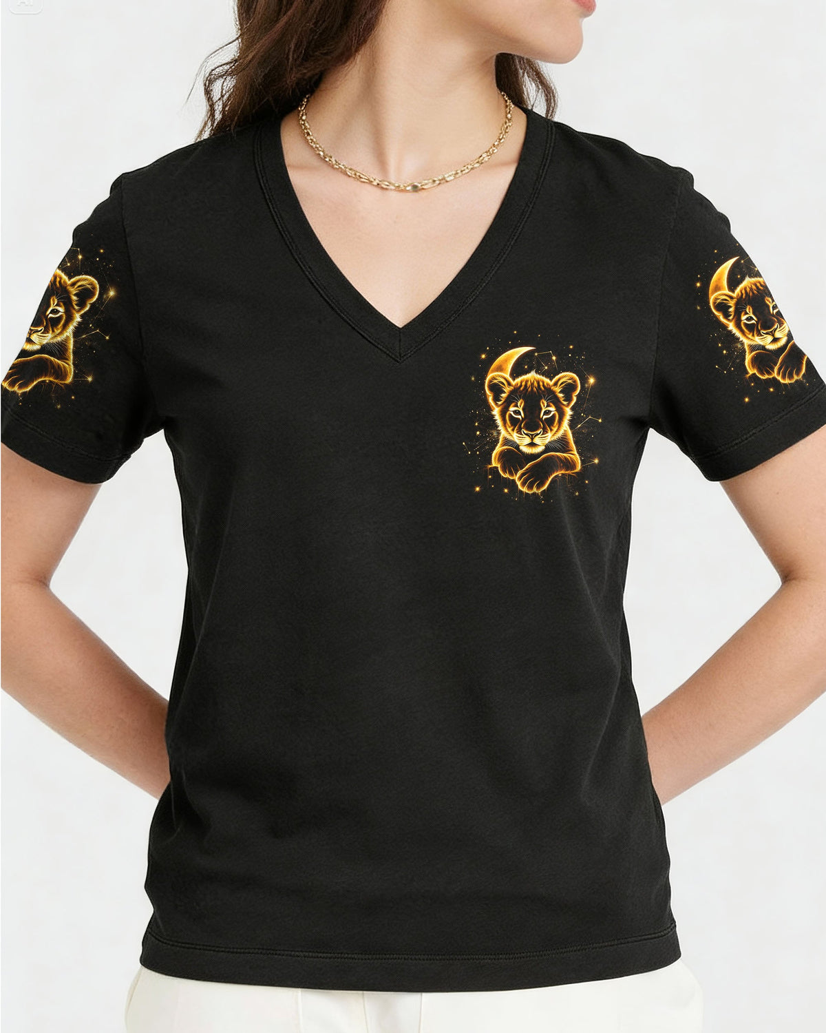 A Child Of God Lion Women's All Over Print Shirt - Tyqy2101261