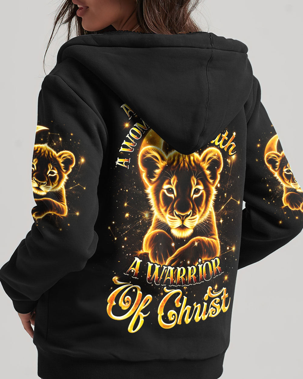 A Child Of God Lion Women's All Over Print Shirt - Tyqy2101261