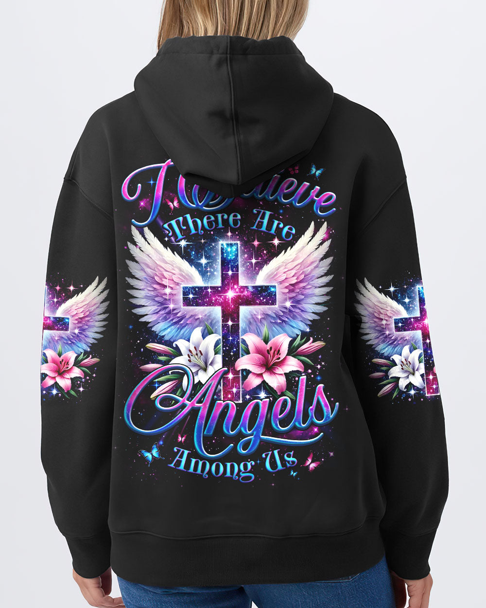 I Believe There Are Angels Among Us Women's All Over Print Shirt - Tyqy2102253
