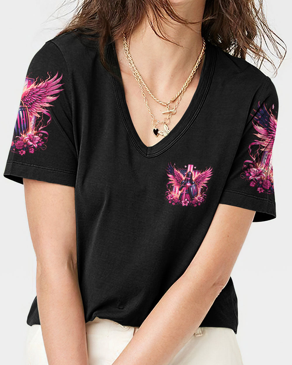 No One Fights Alone Women's All Over Print Shirt - Tyqy2106241