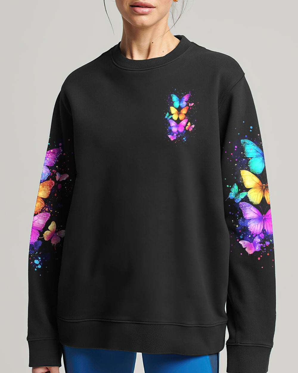 Faith Hope Love Butterflies Women's All Over Print Shirt - Tyqy2201251