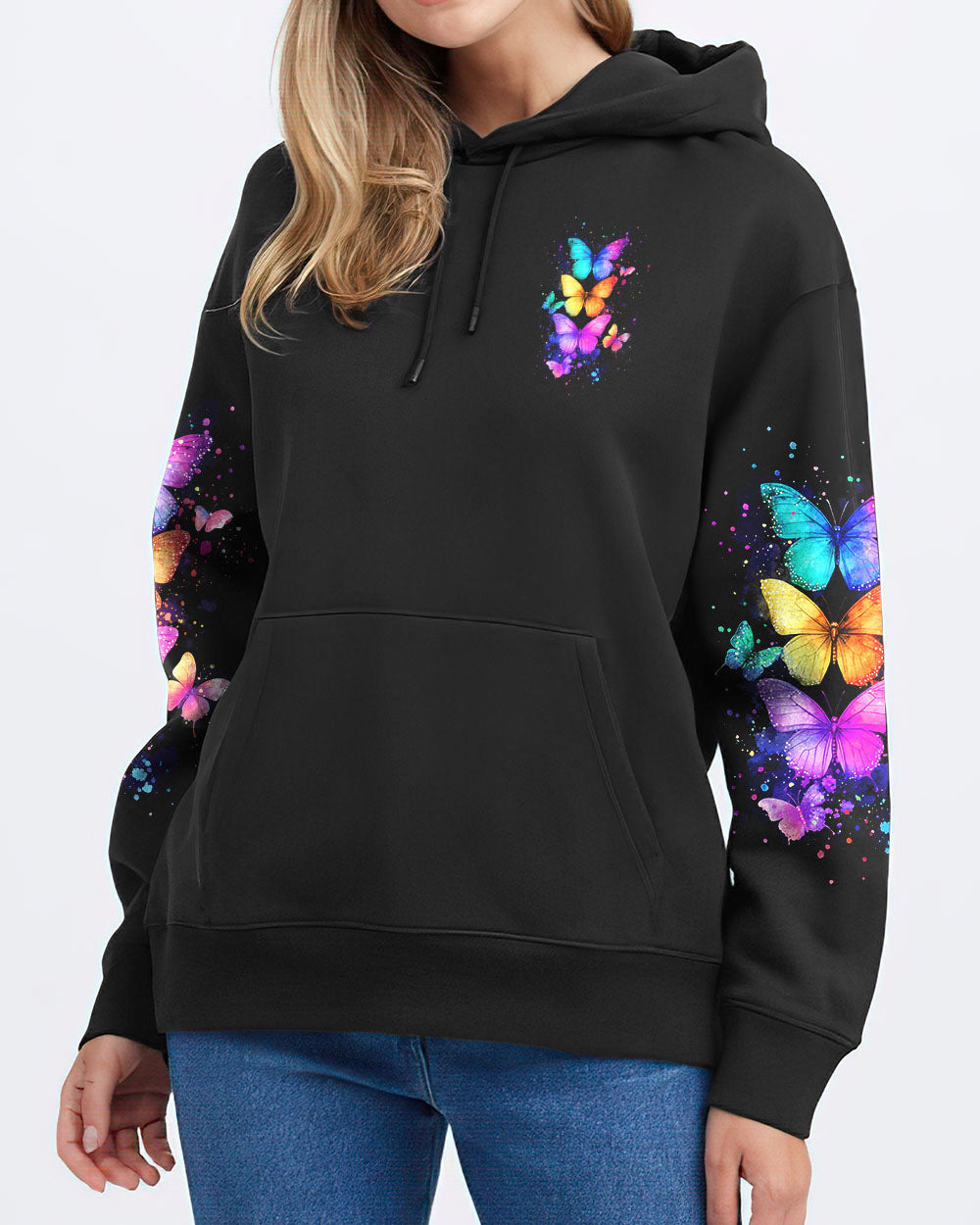 Faith Hope Love Butterflies Women's All Over Print Shirt - Tyqy2201251
