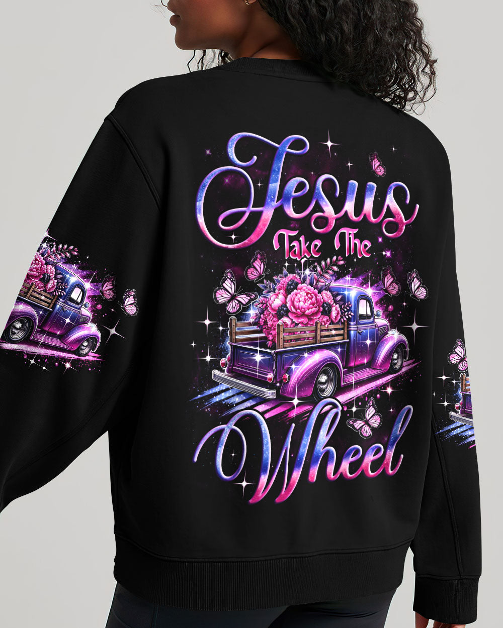 Jesus Take The Wheel Women's All Over Print Shirt - Tyqy2202251