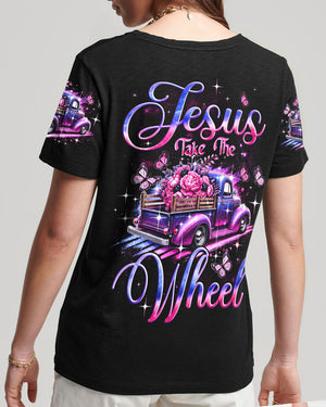 Jesus Take The Wheel Women's All Over Print Shirt - Tyqy2202251