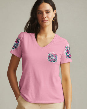 This Girl Runs On Jesus And Horses Women's All Over Print Shirt - Tyqy2203251