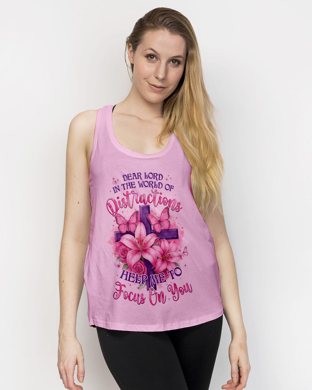 Dear Lord Help Me To Focus On You Women's All Over Print Shirt - Tyqy2204252