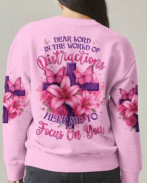 Dear Lord Help Me To Focus On You Women's All Over Print Shirt - Tyqy2204252