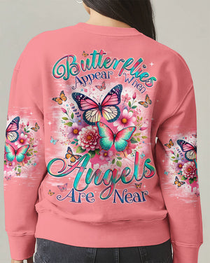 Butterflies Appear When Angels Are Near Women's All Over Print Shirt - Tyqy2301251