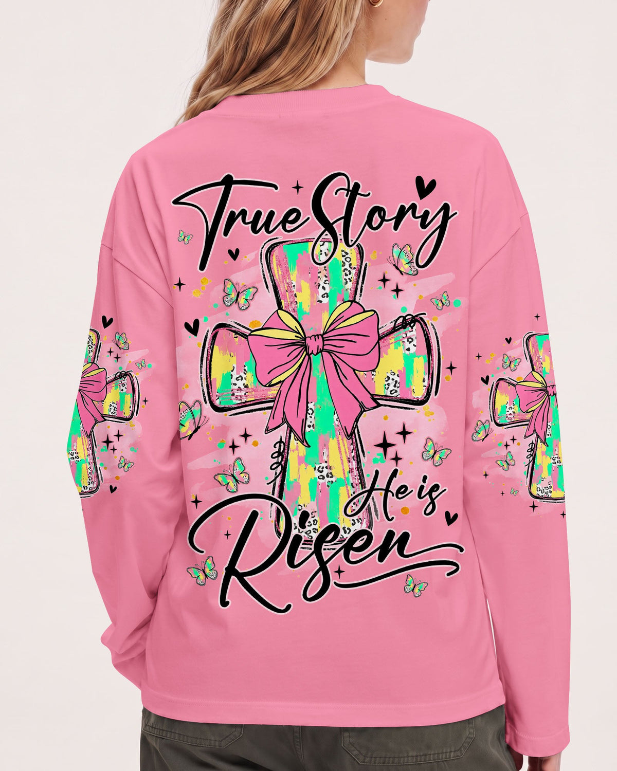True Story He Has Risen Women's All Over  Print Shirt - Tyqy2307261