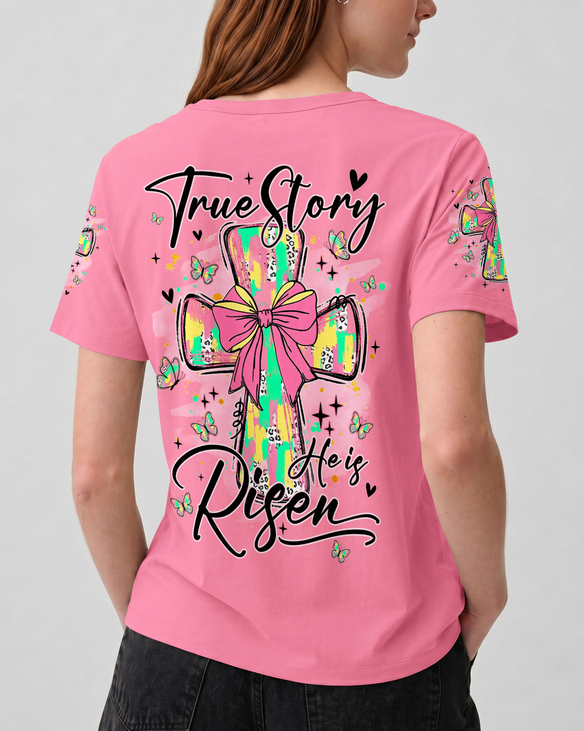 True Story He Has Risen Women's All Over  Print Shirt - Tyqy2307261