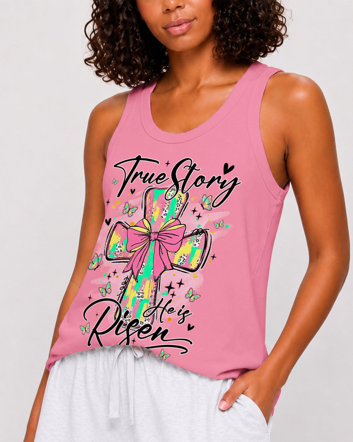 True Story He Has Risen Women's All Over  Print Shirt - Tyqy2307261
