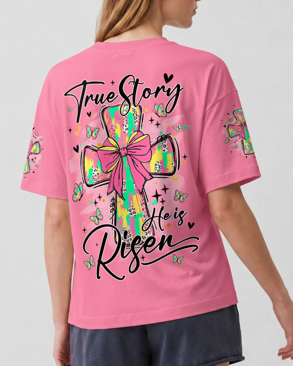 True Story He Has Risen Women's All Over  Print Shirt - Tyqy2307261