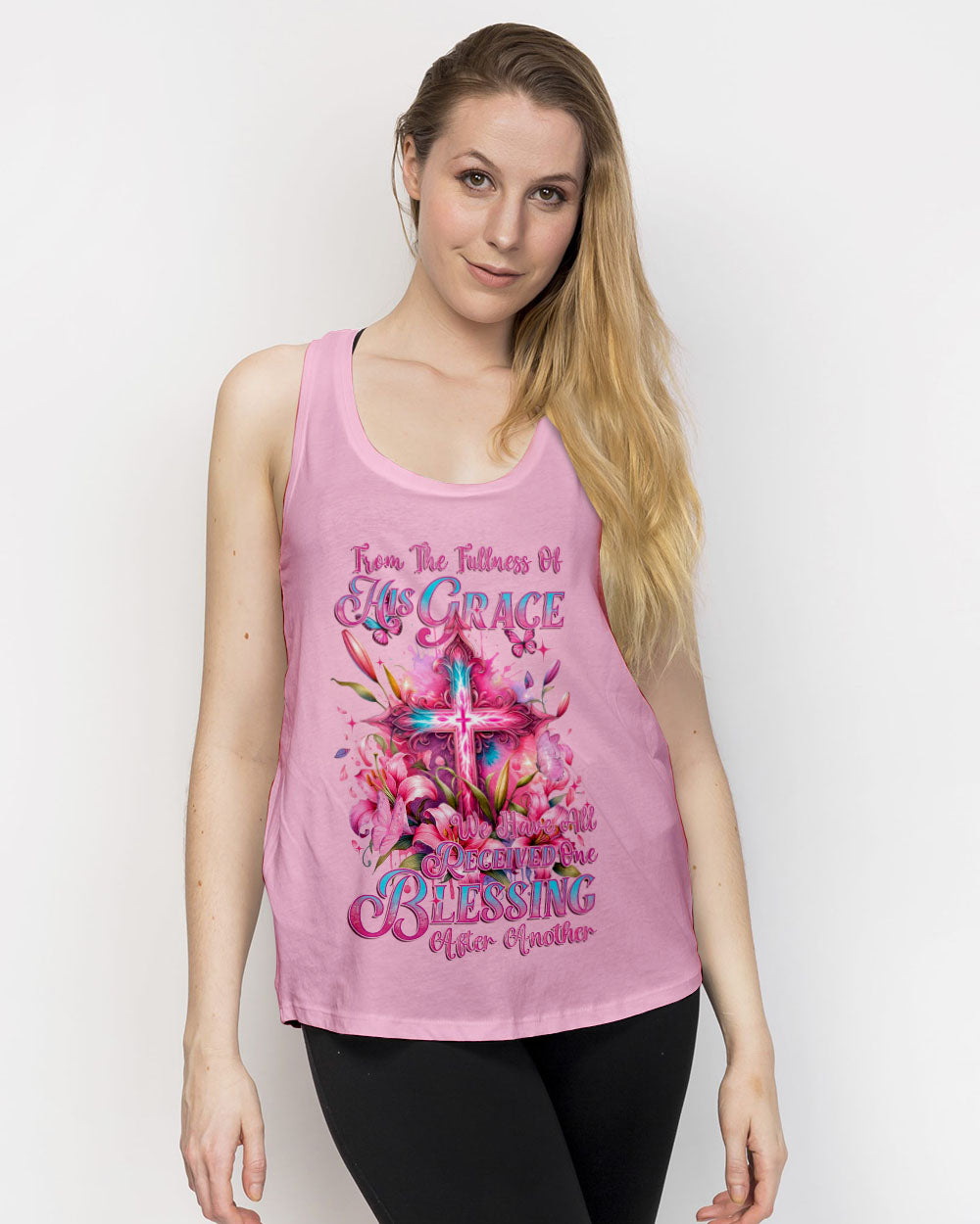 From The Fullness Of His Grace Women's All Over Print Shirt - Tyqy2311232