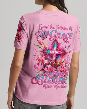From The Fullness Of His Grace Women's All Over Print Shirt - Tyqy2311232