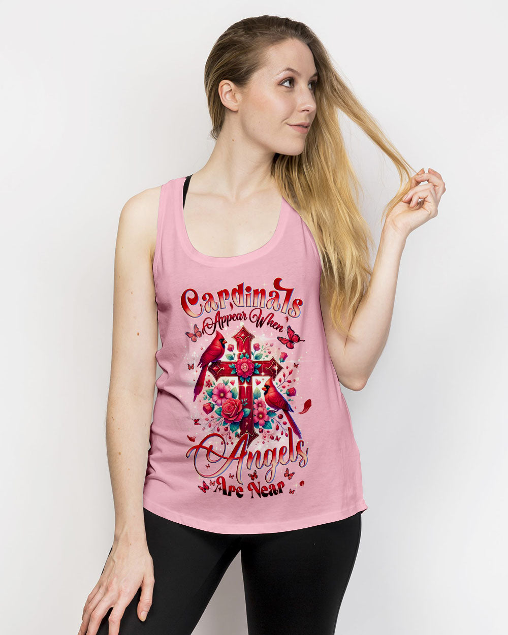 When Cardinals Appear Angels Are Near Women's All Over Print Shirt - Tyqy2402252