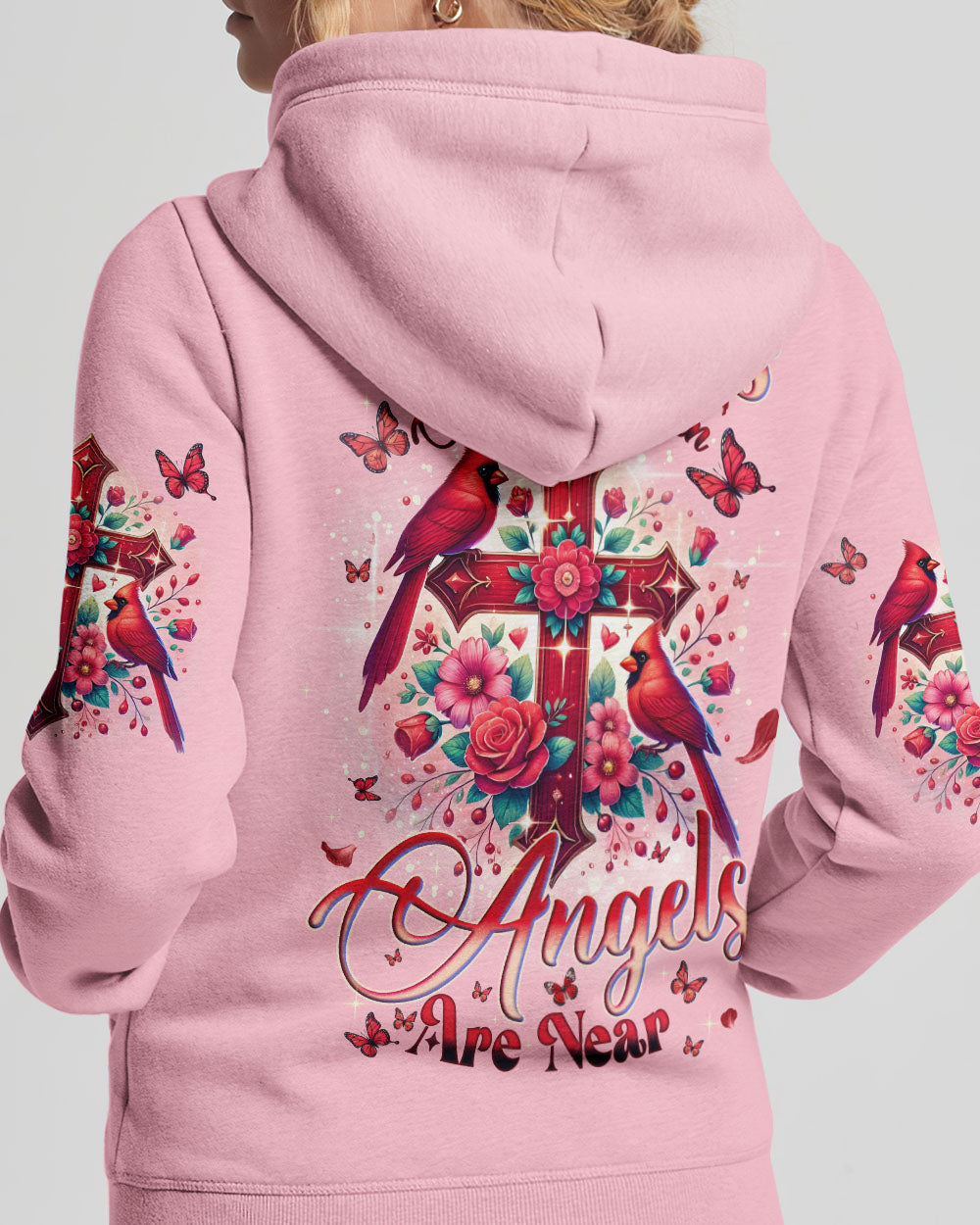 When Cardinals Appear Angels Are Near Women's All Over Print Shirt - Tyqy2402252