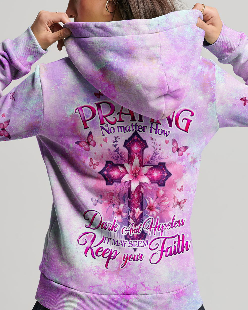 Keep Your Faith Women's All Over Print Shirt - Tyqy2405241