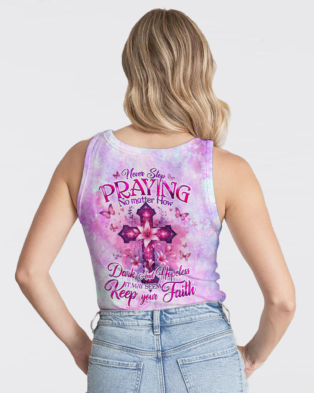 Keep Your Faith Women's All Over Print Shirt - Tyqy2405241