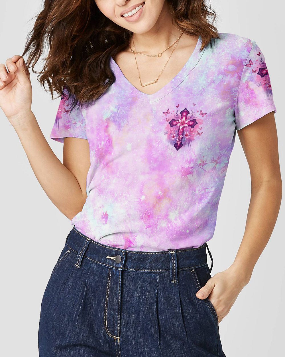 Keep Your Faith Women's All Over Print Shirt - Tyqy2405241
