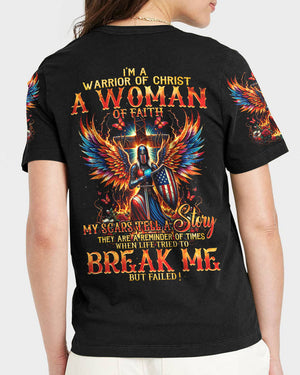 I'm A Warrior Of Christ A Woman Of Faith Women's All Over Print Shirt - Tyqy2406241
