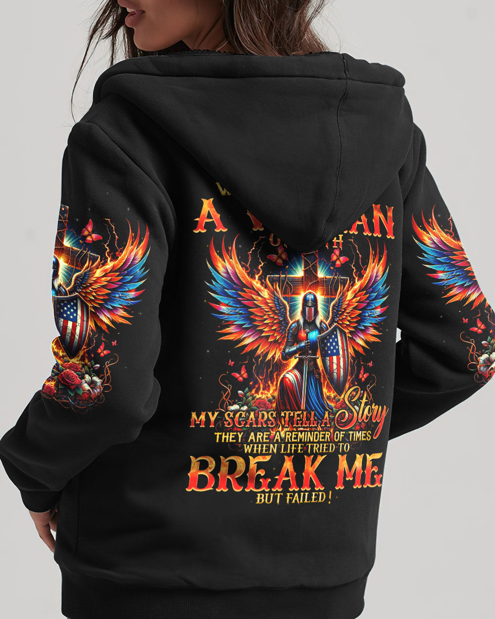 I'm A Warrior Of Christ A Woman Of Faith Women's All Over Print Shirt - Tyqy2406241