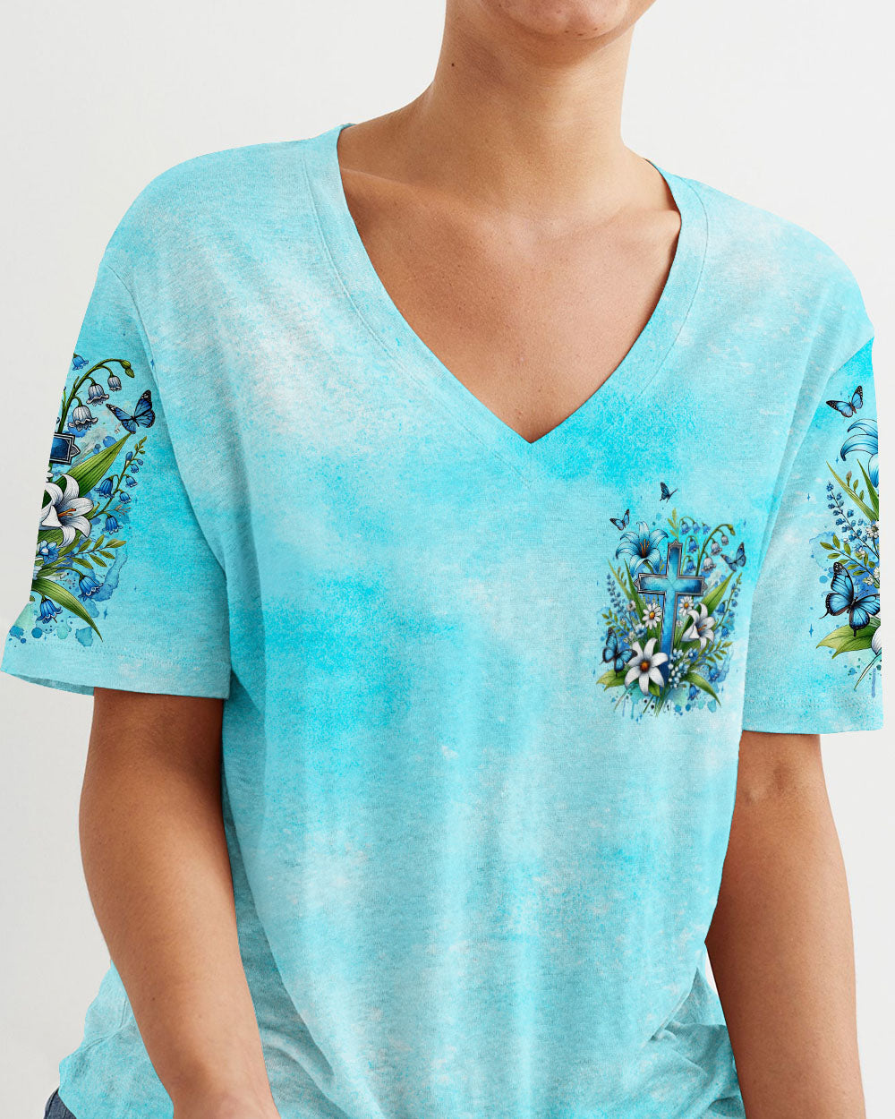 God Is Within Her Women's All Over Print Shirt - Tyqy2408241
